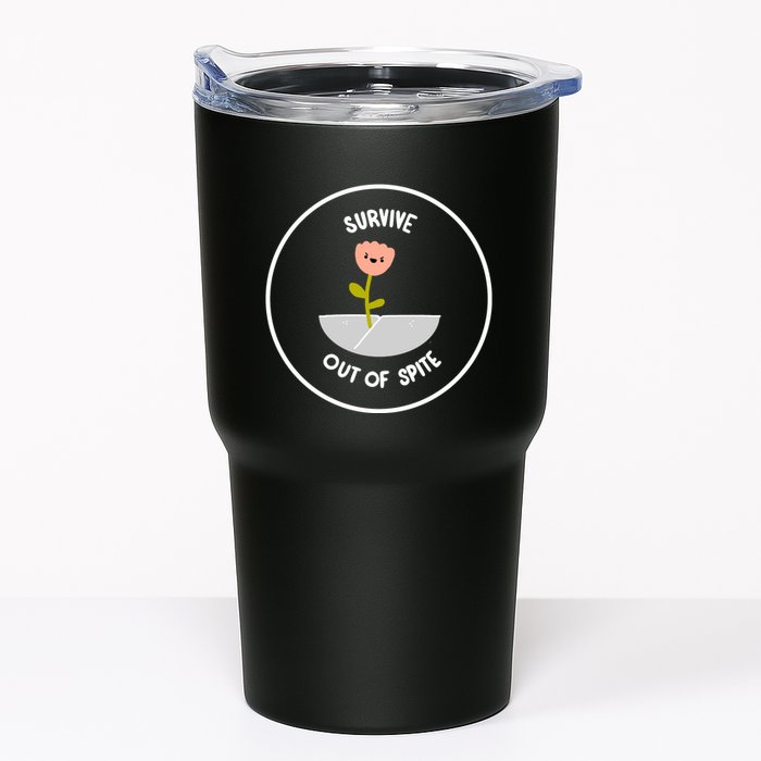 Survive Out Of Spite Dandelion Tumbler