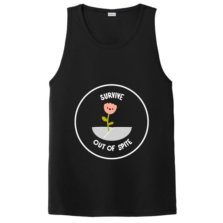 Survive Out Of Spite Dandelion PosiCharge Competitor Tank