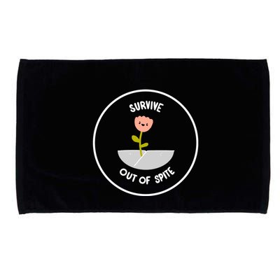 Survive Out Of Spite Dandelion Microfiber Hand Towel