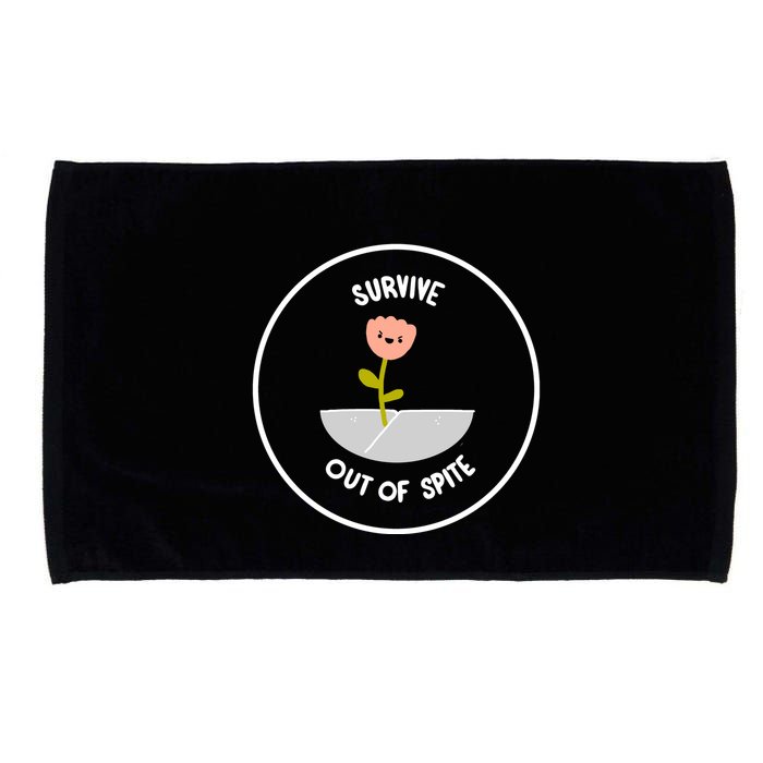 Survive Out Of Spite Dandelion Microfiber Hand Towel