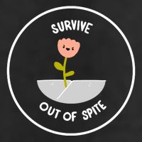 Survive Out Of Spite Dandelion Microfiber Hand Towel