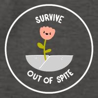 Survive Out Of Spite Dandelion Vector Backpack