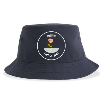 Survive Out Of Spite Dandelion Sustainable Bucket Hat