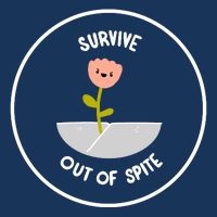 Survive Out Of Spite Dandelion Bucket Hat