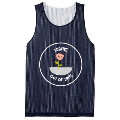 Survive Out Of Spite Dandelion Mesh Reversible Basketball Jersey Tank