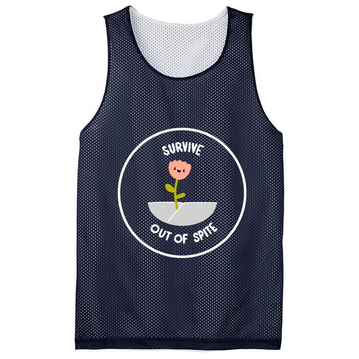 Survive Out Of Spite Dandelion Mesh Reversible Basketball Jersey Tank