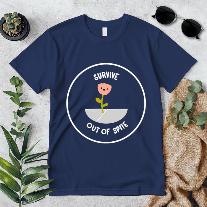 Survive Out Of Spite Dandelion Premium T-Shirt