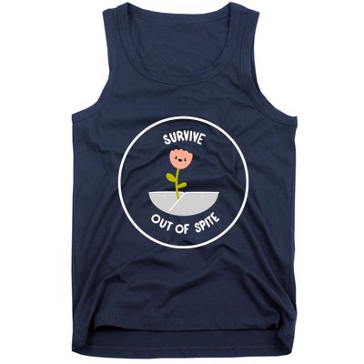 Survive Out Of Spite Dandelion Tank Top