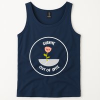Survive Out Of Spite Dandelion Tank Top