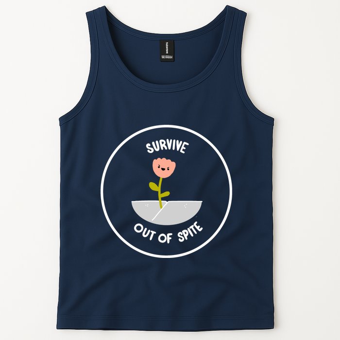 Survive Out Of Spite Dandelion Tank Top