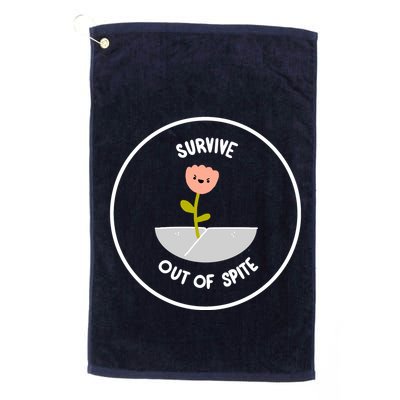 Survive Out Of Spite Dandelion Golf Towel