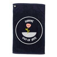 Survive Out Of Spite Dandelion Golf Towel