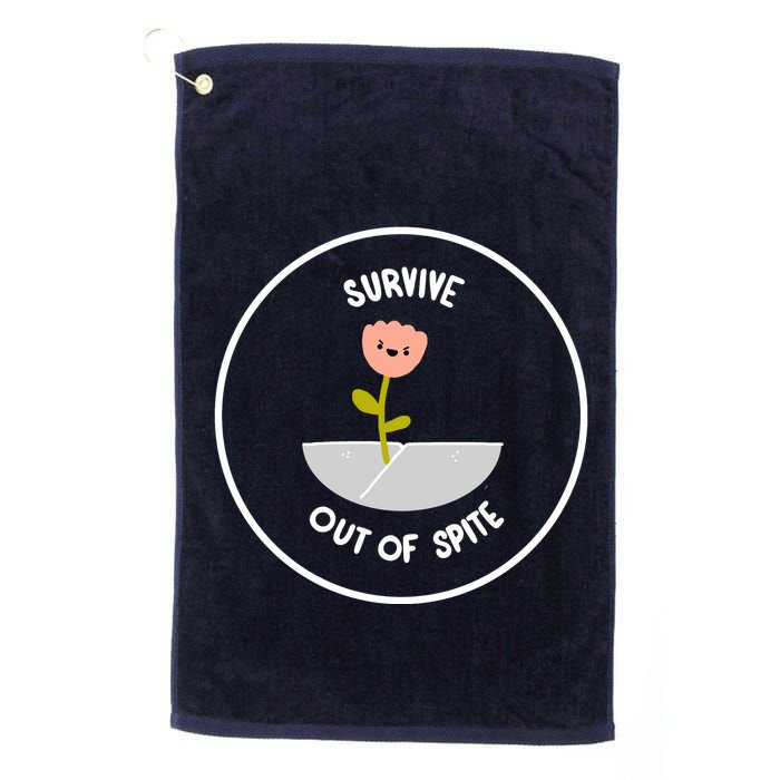 Survive Out Of Spite Dandelion Golf Towel