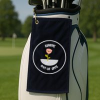 Survive Out Of Spite Dandelion Golf Towel