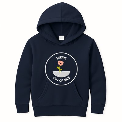Survive Out Of Spite Dandelion Kids Hoodie