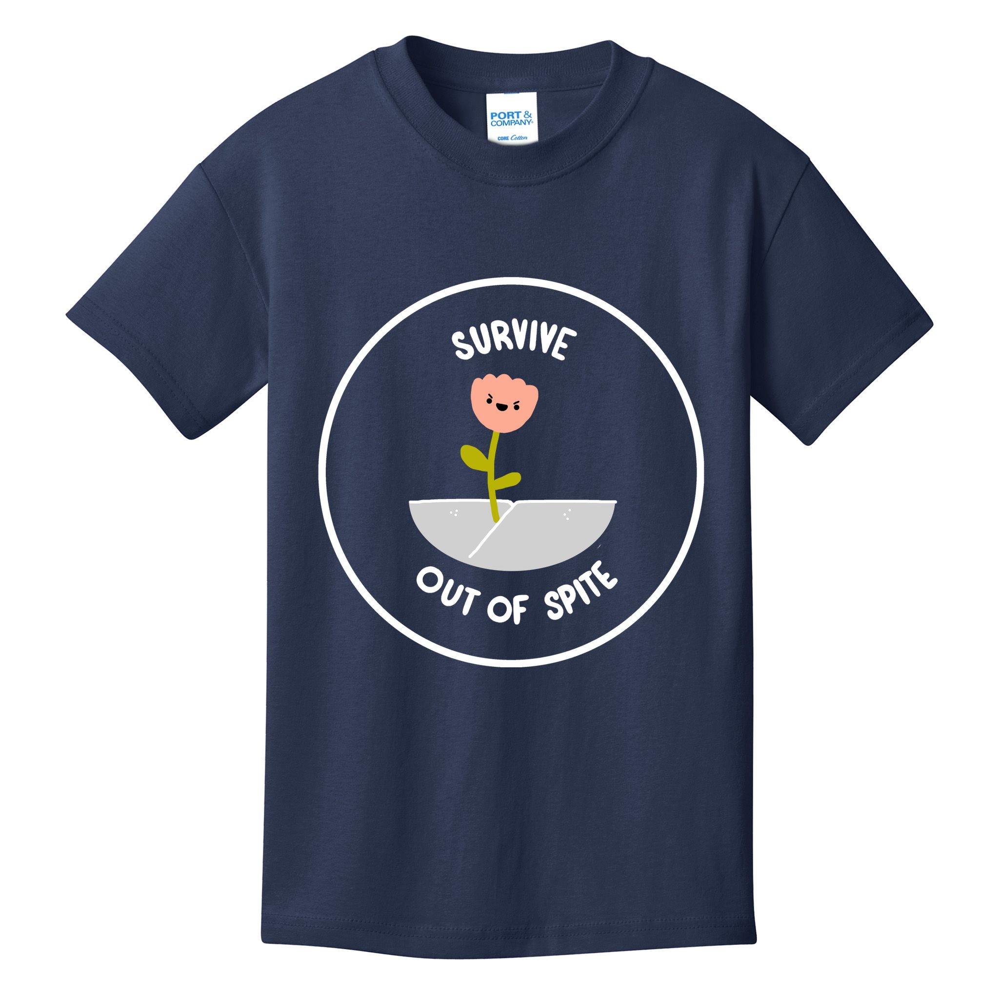 Survive Out Of Spite Dandelion Kids T-Shirt