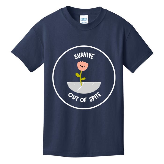 Survive Out Of Spite Dandelion Kids T-Shirt