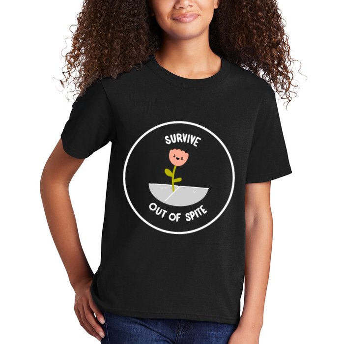 Survive Out Of Spite Dandelion Kids T-Shirt