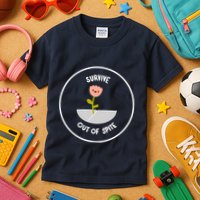 Survive Out Of Spite Dandelion Kids T-Shirt