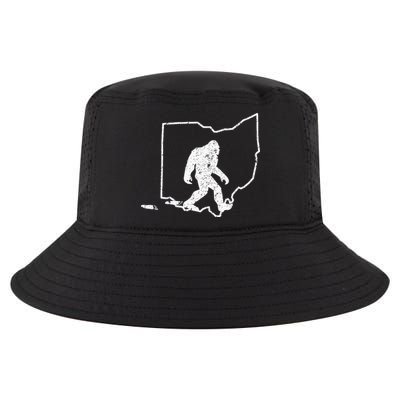 State Of Ohio Vintage Pride Bigfoot Hunter Cool Comfort Performance Bucket Hat