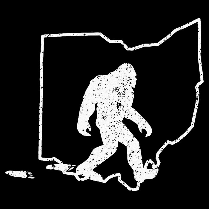 State Of Ohio Vintage Pride Bigfoot Hunter Toddler Hoodie