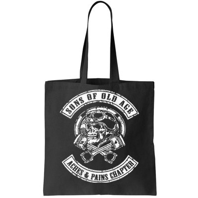 Sons Of Old Age Aches And Pains Chapter (On Back) Tote Bag