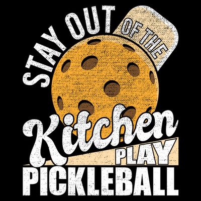 Stay Out Of The Kitchen Play Pickleball Paddleball Lover T-Shirt