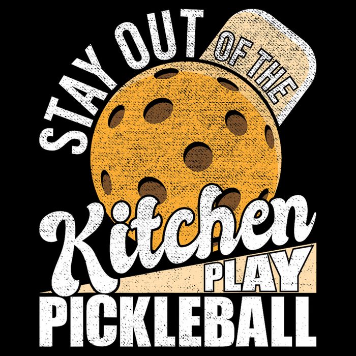 Stay Out Of The Kitchen Play Pickleball Paddleball Lover Impact Tech Backpack