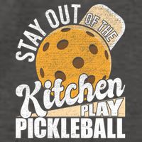 Stay Out Of The Kitchen Play Pickleball Paddleball Lover Vector Backpack