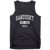 Sandusky Ohio Oh Vintage Sports Tank Top