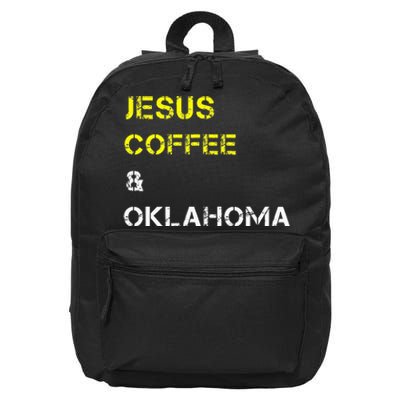 State Of Oklahoma 16 in Basic Backpack