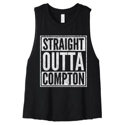 Straight Out Of Compton Compton Costume Women's Racerback Cropped Tank