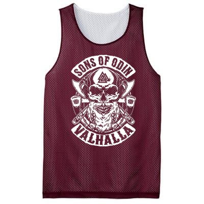 Sons Of Odin Vikings Nordic Odin Thor Mesh Reversible Basketball Jersey Tank