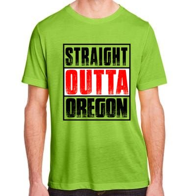 Straight Outta Oregon Adult ChromaSoft Performance T-Shirt