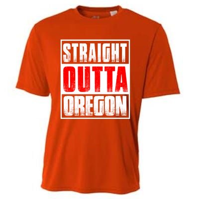 Straight Outta Oregon Cooling Performance Crew T-Shirt