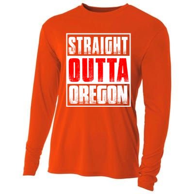 Straight Outta Oregon Cooling Performance Long Sleeve Crew