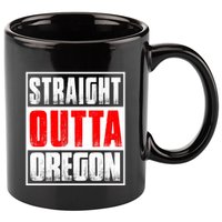 Straight Outta Oregon 11oz C Handle Ceramic Mug