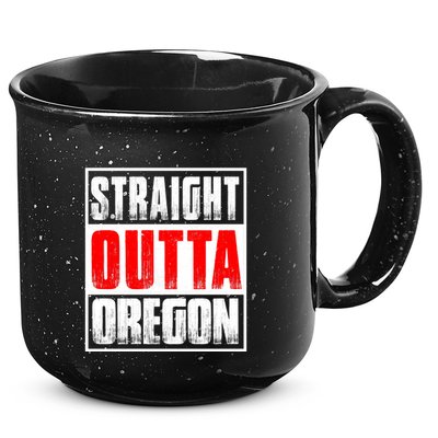 Straight Outta Oregon 15oz Campfire Ceramic Mug
