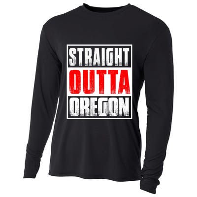 Straight Outta Oregon Cooling Performance Long Sleeve Crew