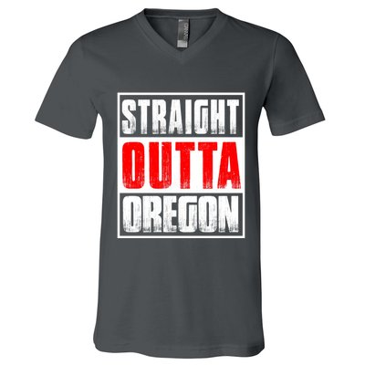 Straight Outta Oregon V-Neck T-Shirt