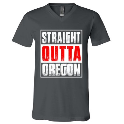 Straight Outta Oregon V-Neck T-Shirt