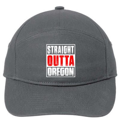 Straight Outta Oregon 7-Panel Snapback Hat