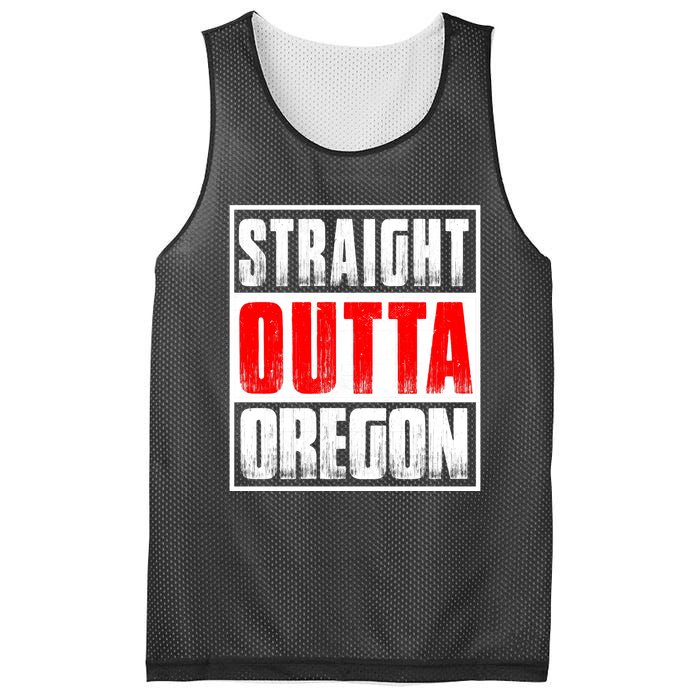 Straight Outta Oregon Mesh Reversible Basketball Jersey Tank