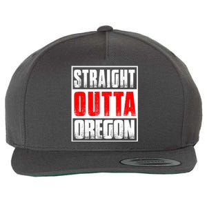 Straight Outta Oregon Wool Snapback Cap