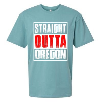 Straight Outta Oregon Sueded Cloud Jersey T-Shirt