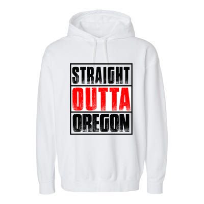 Straight Outta Oregon Garment-Dyed Fleece Hoodie