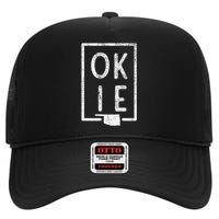 State Of Oklahoma Okie Pride High Crown Mesh Back Trucker Hat