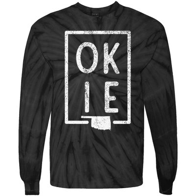 State Of Oklahoma Okie Pride Tie-Dye Long Sleeve Shirt