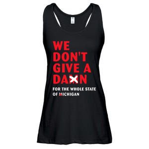 State of Ohio We Don't Give A Damn For Michigan Ladies Essential Flowy Tank