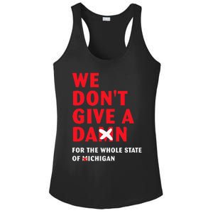 State of Ohio We Don't Give A Damn For Michigan Ladies PosiCharge Competitor Racerback Tank